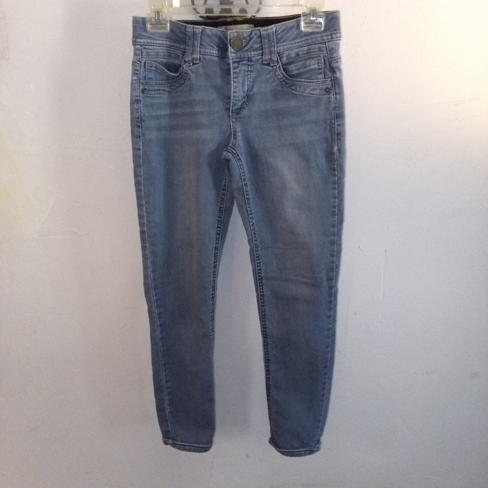 Democracy Jeans Women's Size 2 Blue Denim Skinny Ankle Stretch Ab Technolo